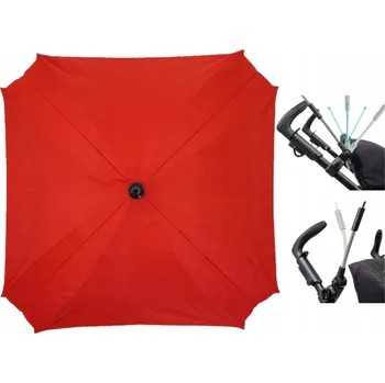 Stínicí technika Slunečník ke kočárku Skyline 70 cm červený
