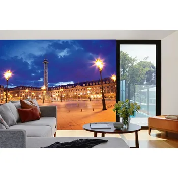 Fototapeta DIMEX | Samolepicí vliesová fototapeta na zeď Náměstí Vendôme, Paříž MA-5-1141 | 375 x 250 cm | modrá, hnědá, šedá + Samolepicí vliesová fototapeta na stěnu DIMEX Náměstí Vendôme, Paříž MA51141 v rozměru 375 x 250 cm