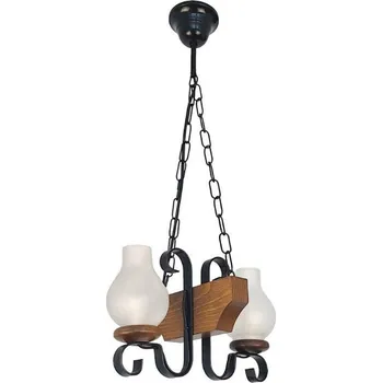 Brilagi - Lustr na řetězu QUEEN 2xE14/40W/230V buk/ořech