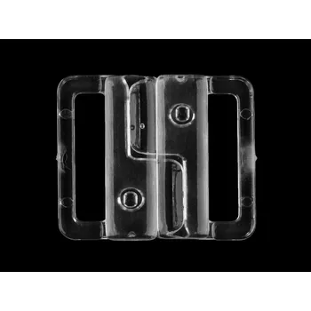 Plavkové zapínání šíře 20 mm plastové Balení: 5 pár, Varianta: 3 transparent - 8596475644617