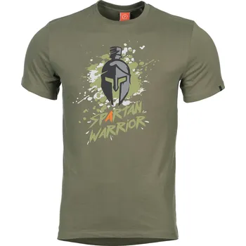 Pánské tričko Pentagon® Tactical Pánské tričko PENTAGON® Spartan Warrior, Barva: Camo green, Velikost: XXL
