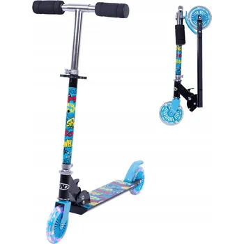 Koloběžka Dvoukolový skútr Worker 14334 modrý