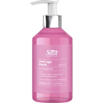 Pleťová maska Shot Anti-Age Mask - maska ​​pro obnovu a regeneraci vlasů Anti Age maska, 250 ml