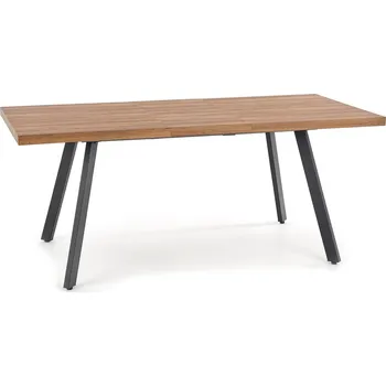 Nábytek Rozkládací jídelní stůl Berlin 160/220 cm ořech/černý