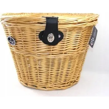 Košík na láhev Přední proutěný košík na kolo se zavíráním a rychloupínacím systémem Spencer