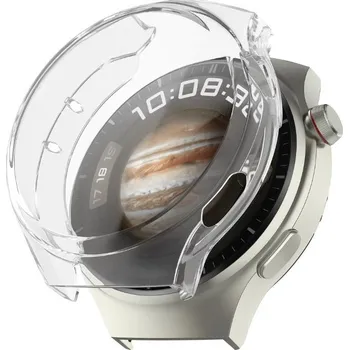 Příslušenství k chytrým hodinkám Silikonový kryt pro Huawei Watch 4 Pro - Transparentní