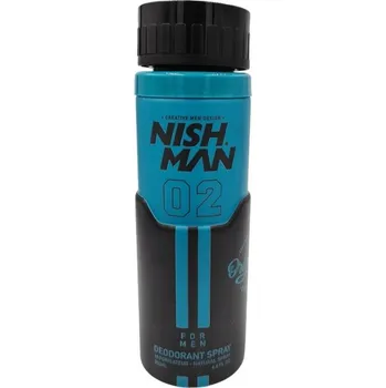 Nishman - 02 Deodorant Spray - Deodorant ve ve spreji pro muže 200 Ml