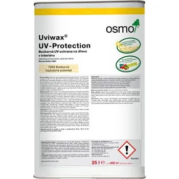 Olej na dřevo Osmo 7200 UVIWAX bezbarvý 25 l