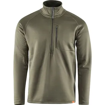 Rybářské oblečení Grundéns Grundés Mikina Grundies Thermal 1/2 Zip Deep Depths Velikost: XL