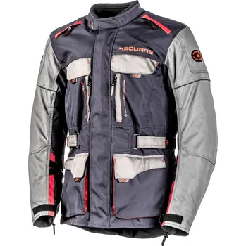 Moto bunda enduro bunda TRAILER, 4SQUARE - pánská (modrá,šedá,červená) 2025 Velikost/Provedení: 2XL