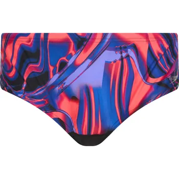 Pánské plavecké boxerky Speedo Allover Digital 14 cm Brief černo/červené, velikost 28