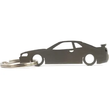 Nissan Skyline R34 klíčenka z nerezové oceli