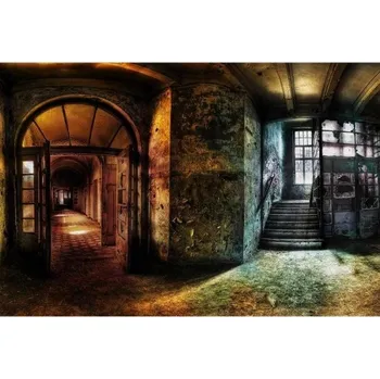 Fototapeta DIMEX | Samolepicí vliesová fototapeta na zeď Chodba MA-5-0044 | 375 x 250 cm | zelená, žlutá, hnědá + Samolepicí vliesová fototapeta na stěnu DIMEX Chodba MA50044 v rozměru 375 x 250 cm