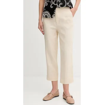 Dámské kalhoty Lněné kalhoty Pedro del Hierro 7609781 béžová 08X, vel. 36