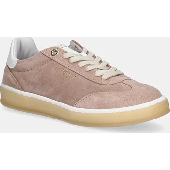 Dámské tenisky Semišové tenisky Twinset dámské, růžová barva, 252TCP026 252TCP026.00178 03X, EUR 38