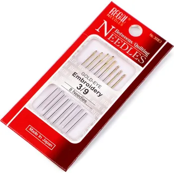 Jehly vyšívací, zlatá ucha - 8596475148658