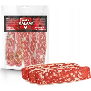 Pamlsek pro psa Kuřecí sendvič se salámem 100g GB03