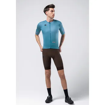 cyklistický dres GOBIK Cyklistický dres s krátkým rukávem - STARK - světle modrá 2XL