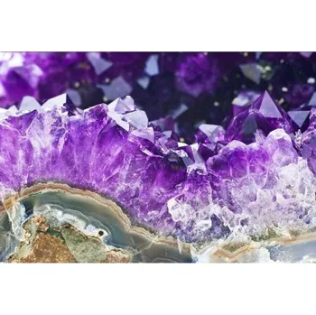 Fototapeta DIMEX | Samolepicí vliesová fototapeta na zeď Ametyst MA-5-0181 | 375 x 250 cm | fialová, šedá + Samolepicí vliesová fototapeta na stěnu DIMEX Ametyst MA50181 v rozměru 375 x 250 cm