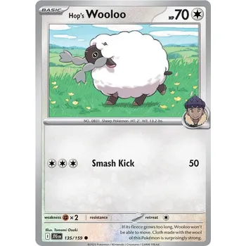 Sběratelská karetní hra Hop's Wooloo 135/159 - Journey Together Typ karty: Non-Holo