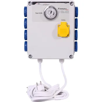 Spínací hodiny GSE Timer Box II 8x600W, 16A, 230V + topení