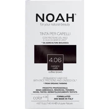 Barva na vlasy Krémová barva na vlasy kávově hnědá Noah 140ml