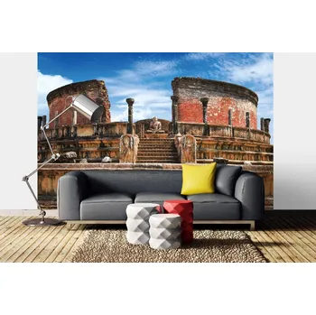 Fototapeta DIMEX | Samolepicí vliesová fototapeta na zeď Srí Lanka MA-5-1099 | 375 x 250 cm | modrá, bílá, hnědá + Samolepicí vliesová fototapeta na stěnu DIMEX Srí Lanka MA51099 v rozměru 375 x 250 cm