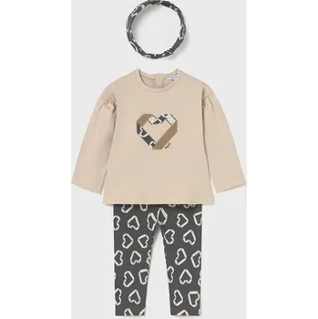 Chlapecká mikina Dětská souprava Mayoral béžová barva, 2744 2744.4J.Baby.9BYA 08X, vel. 92
