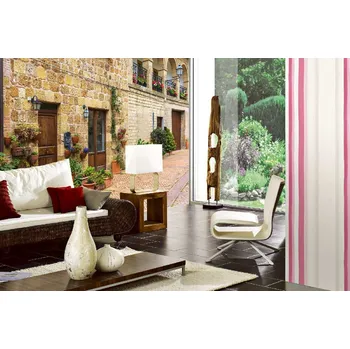 Fototapeta DIMEX | Samolepicí vliesová fototapeta na zeď Staré sicilské město MA-5-1234 | 375 x 250 cm | zelená, hnědá, šedá + Samolepicí vliesová fototapeta na stěnu DIMEX Staré sicilské město MA51234 v rozměru 375 x 250 cm