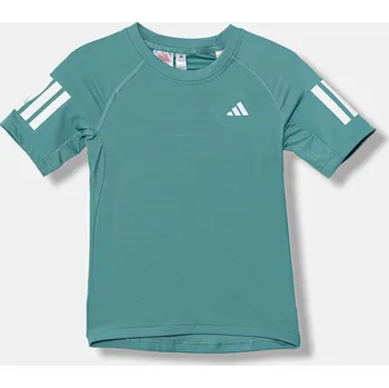 Dětské tričko adidas Performance tyrkysová barva, JY2861 66X, vel. 152