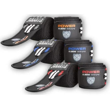 Boxerské rukavice Bandáže na lokty ELBOW WRAPS 7,5 x 150cm red