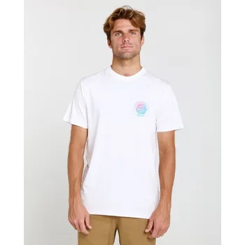 Pánské tričko Tričko Rip Curl WETTIE TIE DYE DESTO TEE White Hossegor velikost L