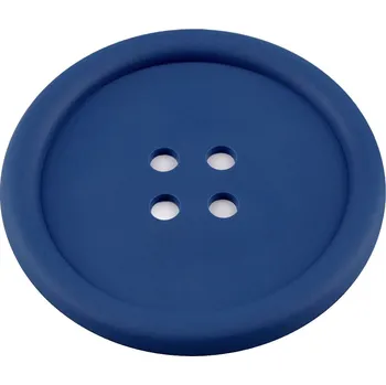 Silikonová podložka knoflík Ø9 cm Balení: 1 ks, Varianta: 19 modrá safírová - 8596475568128
