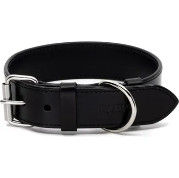 Obojek pro psa Kožený obojek pro psa BARICO Black Šířka obojku: 2 cm, Přesný obvod krku: 29 cm