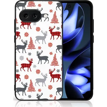 Vánoční dekorace VSECHNONAMOBIL 115697 MY ART Kryt s vánočním designem Google Pixel 9a DEER (068)