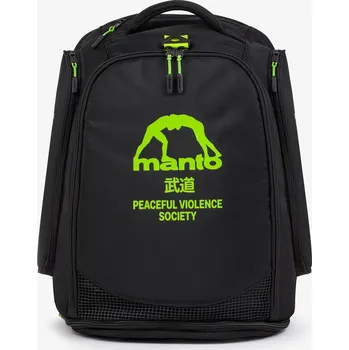 turistický batoh Batoh MANTO SOCIETY XL - černá/neo zelená - MNT_SOCIEBTH_BLK