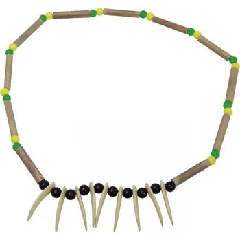 Karnevalový doplněk Indiánský náhrdelník