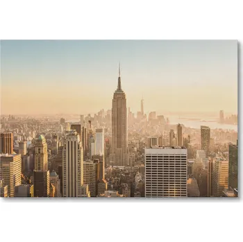 Obraz Obraz na plátně NEW YORK ZÁPAD SLUNCE PANORAMA 60 x 40 cm
