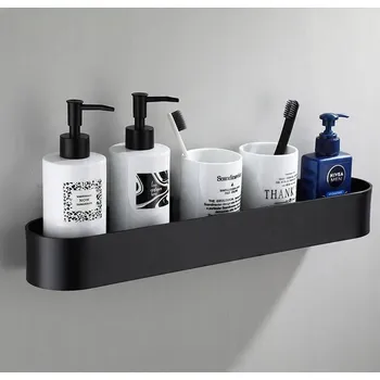 Drátěná police ZÁVĚSNÁ KOUPELNOVÁ POLICE DO SPRCHY LOFT Matná