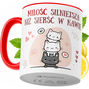 Hrnek Polidraw Hrnek Polidraw Kočičky keramika 330 ml