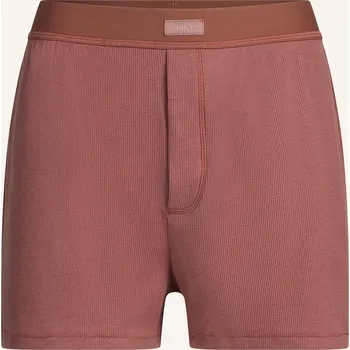 Skims Dámské Pohodlné Domácí Šortky Cotton Rib, redwood...