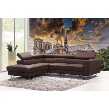 Fototapeta DIMEX | Samolepicí vliesová fototapeta na zeď Paříž MA-5-1040 | 375 x 250 cm | zelená, modrá, hnědá, šedá + Samolepicí vliesová fototapeta na stěnu DIMEX Paříž MA51040 v rozměru 375 x 250 cm