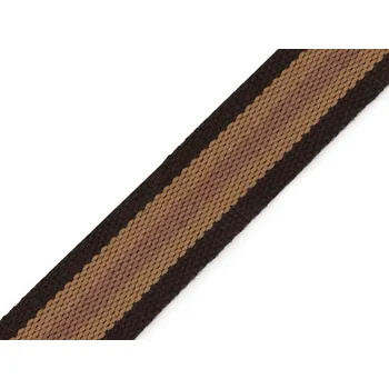 Oboustranný popruh šíře 38 mm Balení: 1 m, Varianta: 4 hnědá - 8596475400985