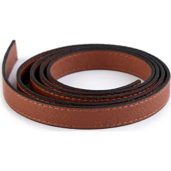 Ucha na tašky prošitá - polotovar Balení: 2 ks, Varianta: 1 hnědá koňak - 8591149029899