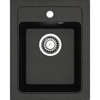 Granitový dřez Jednodřez DARFOR granitový černý