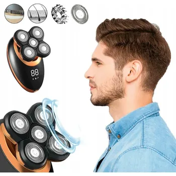 Holicí strojek Voděodolný inteligentní elektrický holicí strojek 5 v 1