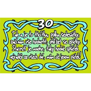 Žertovný předmět Průkaz 30