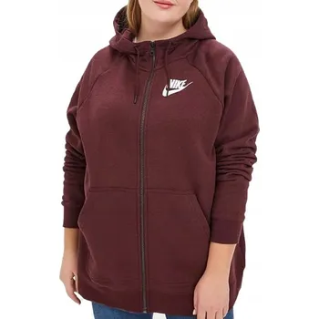 Dámská mikina Dámská s kapucí mikina kapucí Nike na zip, velikost 58/60