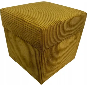 Taburet Taburet čalouněný Max Mebels oranžový