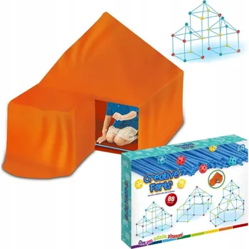 ostatní stavebnice SADA PRO STAVĚNÍ ZÁKLADNY PEVNOSTÍ PRO DĚTI STAVEBNICE STAN 88 DÍLKŮ